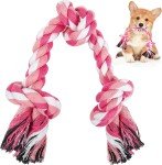 3-Knot Chew Rope Toy for Medium & Small Dogs