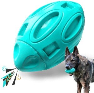 Indestructible Squeaky Fetch Ball for Aggressive Chewers