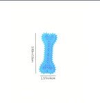 Bone-Shaped Rubber Chew Toy for Dogs