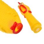 Large Squeaky Rubber Chicken Toy for Dogs