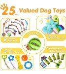 25 Premium Chew Toys for Puppies