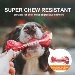 Indestructible Rubber Leg Bone Dog Chew Toy