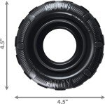 Extreme Tires: Tough Natural Rubber Dog Toy