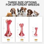 Indestructible Rubber Leg Bone Dog Chew Toy