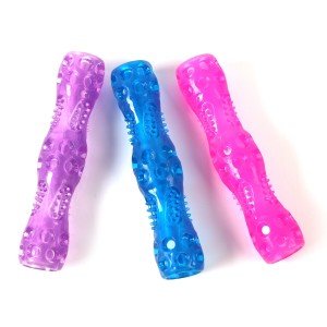 Indestructible Rubber Dog Chew Toy for Aggressive Chewers