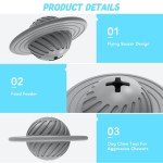 UFO Design Treat Dispensing Dog Chew Toy