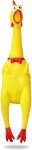 Screaming Rubber Chicken Dog Chew Toy