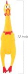 Screaming Rubber Chicken Dog Chew Toy