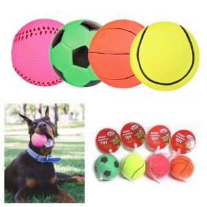 Indestructible Rubber Balls for Dog Play and Training