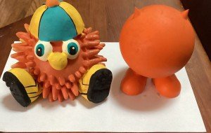 Squeaky Dog Chew Toys - Set of Two