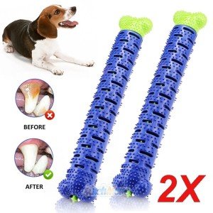 Durable Rubber Bone Chew Toy for Dogs
