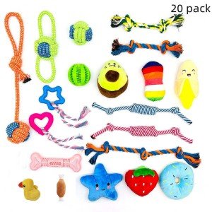 20-Pack of Puppy Chew Toys