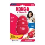 KONG Classic Red Rubber Dog Chew Toy