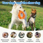 Indestructible Chew Ring Toy for Aggressive Dogs