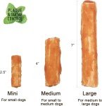 Gluten-Free Chicken Rawhide Chew Rolls for Dogs