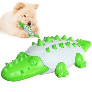 Interactive Crocodile Dental Chew Toy for Dogs