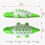 Interactive Crocodile Dental Chew Toy for Dogs
