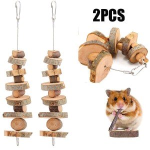 2-Pack Natural Bunny Chew Toys for Dogs