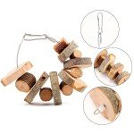 2-Pack Natural Bunny Chew Toys for Dogs