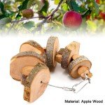 2-Pack Natural Bunny Chew Toys for Dogs