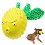 All-Natural Rubber Puffer Fish Dog Chew Toy