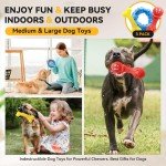 Durable 3-Pack Chew Toys for Aggressive Dogs