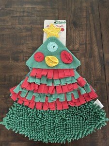 Merry & Bright Christmas Tree Snuffle Dog Toy
