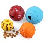 4-Pack Interactive Dog Food Dispenser Puzzle Toys