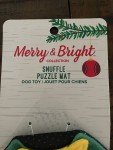 Merry & Bright Christmas Tree Snuffle Dog Toy