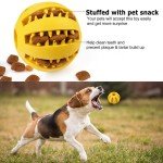 4-Pack Interactive Dog Food Dispenser Puzzle Toys