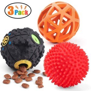 Interactive Dog Puzzle Ball for Teeth Cleaning Fun