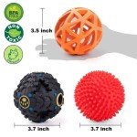 Interactive Dog Puzzle Ball for Teeth Cleaning Fun