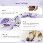 Iveetty Hide Slide Treat Puzzle Toy for Pets