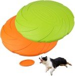 Large Durable Frisbee Disc - 2 Pack Dog Toys