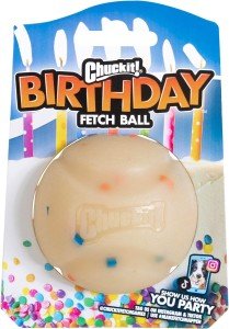 Birthday Fetch Ball for Medium Dogs - 2.5 Inch