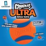 Chuckit Ultra Dog Toy Balls - Medium 4-Pack