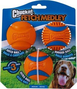Chuckit! Fetch Medley 3 Medium Dog Balls
