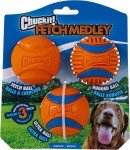 Chuckit! Fetch Medley 3 Medium Dog Balls
