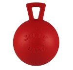 Heavy Duty Tug-n-Toss Dog Toy Ball, Red