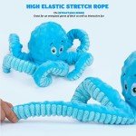 Tough Squeaky Octopus Dog Toy for Chewers