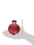 Heavy Duty Tug-n-Toss Dog Toy Ball, Red