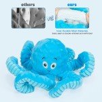Tough Squeaky Octopus Dog Toy for Chewers