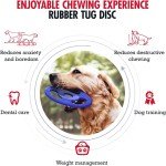 Durable Tug-of-War Flying Disc Dog Toy