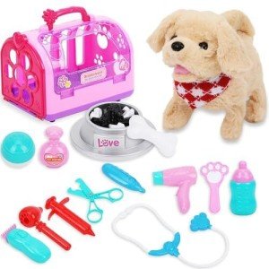 15PCS Interactive Electronic Stuffed Dog Toys