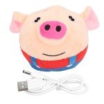 USB Washable Plush Pig Bouncing Ball Dog Toy