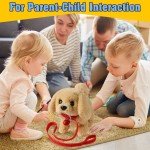 Interactive Plush Golden Retriever Dog Toy