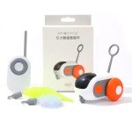 Orange Remote Control Smart Car Toy for Dogs