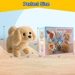 Interactive Plush Golden Retriever Dog Toy