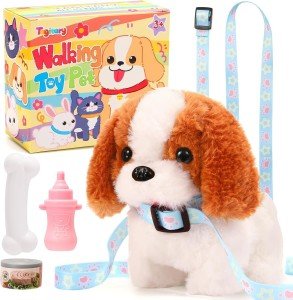 Walking and Barking Electronic Puppy Plush Toy