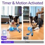 Motion Activated Squeaky Rolling Dog Toy Ball
